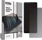 dipos I Privacy-Beschermfolie mat geschikt voor Sony Xperia 10 III Privacy-Folie screen-protector Privacy-Filter (expres kleiner dan het glas omdat het gebogen is)