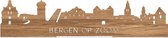 Standing Skyline Bergen op Zoom Eikenhout - 40 cm - Woondecoratie design - Decoratie om neer te zetten - WoodWideCities
