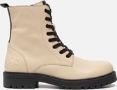 Muyters Veterboots beige Leer 48603 - Maat 34