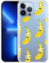 iPhone 13 Pro Max Hoesje Happy Banaan - Designed by Cazy