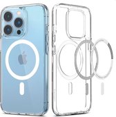 Spigen Ultra Hybrid (MagSafe) TPU met Air Cushion hoesje voor iPhone 13 Pro Max - transparant