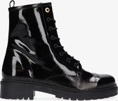 Tango | Julie 5-a black crack patent boot - black sole/welt | Maat: 41