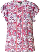 YESTA Levi Blouse - Warm Fuchsia/Multi-C - maat 2(50)