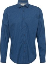 Edc By Esprit overhemd Blauw Gemêleerd-Xl