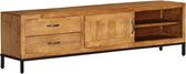 Tv meubel 140x30x40 cm massief mangohout