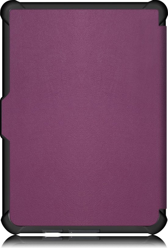 Hoesje Geschikt voor Kobo Clara HD Hoes Bescherm Hoesje Case Sleep Cover - Hoes Geschikt voor Kobo Clara HD Hoesje - Paars van Merkloos — afbeelding 4