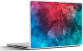 Laptop sticker - 10.1 inch - Waterverf - Rood - Blauw - Groen - 25x18cm - Laptopstickers - Laptop skin - Cover