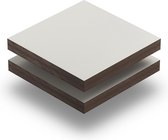 HPL plaat 6 mm dik - 90 x 70 cm - Structuur Lichtivoor