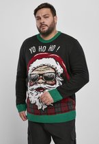 Urban Classics Sweater/trui -XL- Ho Ho Ho Zwart