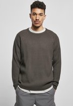 Urban Classics Sweater/trui -S- Ribbed Raglan Grijs