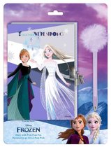 dagboek Frozen 2 junior 18 x 12 cm papier 3-delig