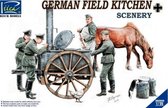 Riich | RV35045 | German Field Kitchen with soldiers | 1:35