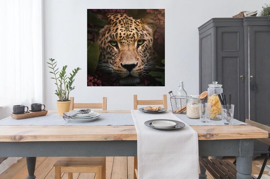 Poster Animaux - Panthère - Jungle - 100x100 cm XXL