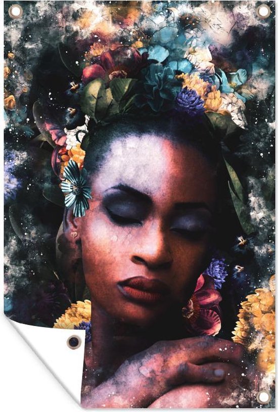 Posters de jardin Femme - Couleur - Abstrait - 60x90 cm