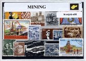 Mijnbouw – Luxe postzegel pakket (A6 formaat) : collectie van verschillende postzegels van mijnbouw – kan als ansichtkaart in een A6 envelop - authentiek cadeau - kado - geschenk -