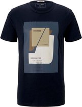 Tom Tailor Korte mouw T-shirt - 1029543 Blauw (Maat: L)