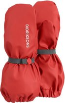 Didriksons - Waterdichte handschoenen 5 voor baby's - Rood - maat 2Y