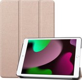 iPad 10.2 2021 Hoes Luxe Hoesje Book Case Hard Cover - iPad 10.2 2021 Hoesje Bookcase - Goud