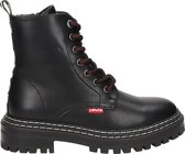 Levi`s Brook High meisjes veterboot - Zwart - Maat 39