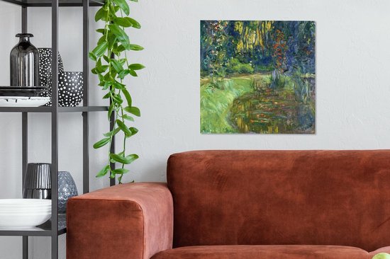 Toile Peinture Étang aux nénuphars - Claude Monet - 50x50 cm - Décoration murale