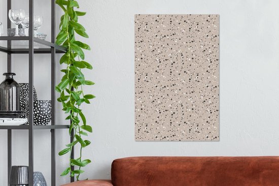 Tableau Été - Pois - Pastel - Motif - 60x90 cm - Décoration murale