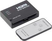 Commutateur répartiteur HDMI à 3 commutateurs avec télécommande / hub HDMI 1080p / 3 entrées et 1 sortie