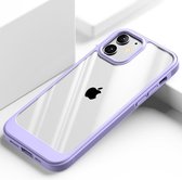 ShieldCase geschikt voor Apple iPhone 13 hoesje TPU met rand - paars/transparant
