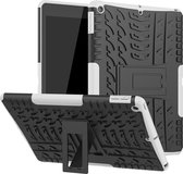 Case2go - Tablet hoes geschikt voor iPad 2021 - 10.2 Inch - Schokbestendige Back Cover - Wit