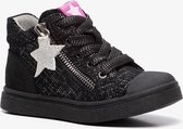 TwoDay leren meisjes sneakers - Zwart - Maat 25