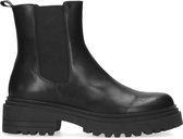 Sacha - Dames - Zwarte leren chelsea boots - Maat 37