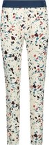 Cyell TERRASSE dames pyjamabroek lang - wit met print - Maat 38 Wit met print maat 38 (M)