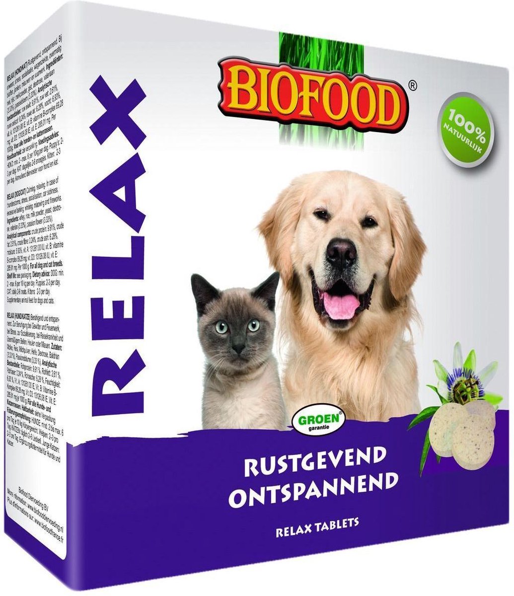 Biofood Gistsnoepjes relax hond/kat | naturel,100 stuks