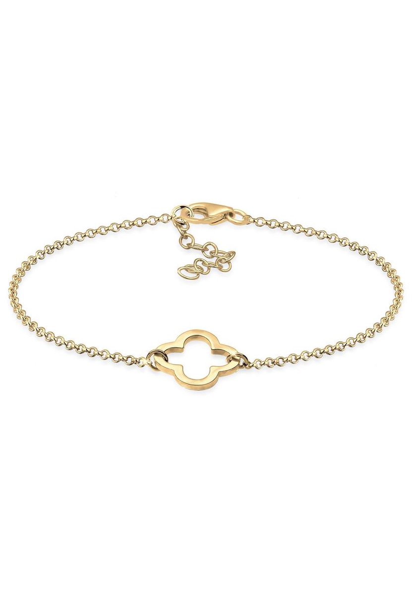Elli - Armband - Dames Klaverblad Uitgesneden Symbool in 925 Sterling Zilver - Dames