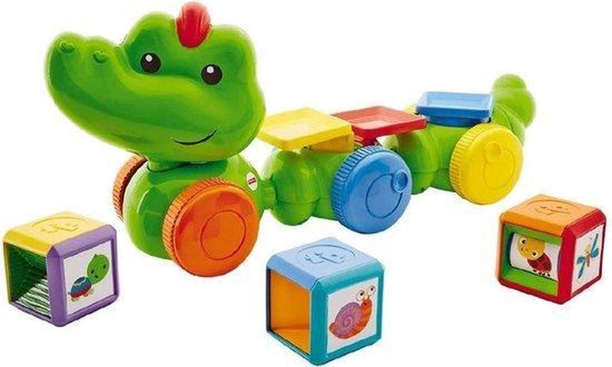 activityspeelgoed Krokodil junior groen 4-delig