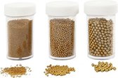 kralen goud 3 stuks 45 gram