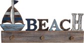 Wandkapstok DKD Home Decor Beach Hout MDF (51 x 5.5 x 26.5 cm)
