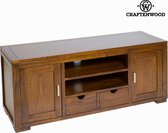 TV – tafel Mindi hout (130 x 45 x 55 cm) - Chocolate Collectie by Craftenwood