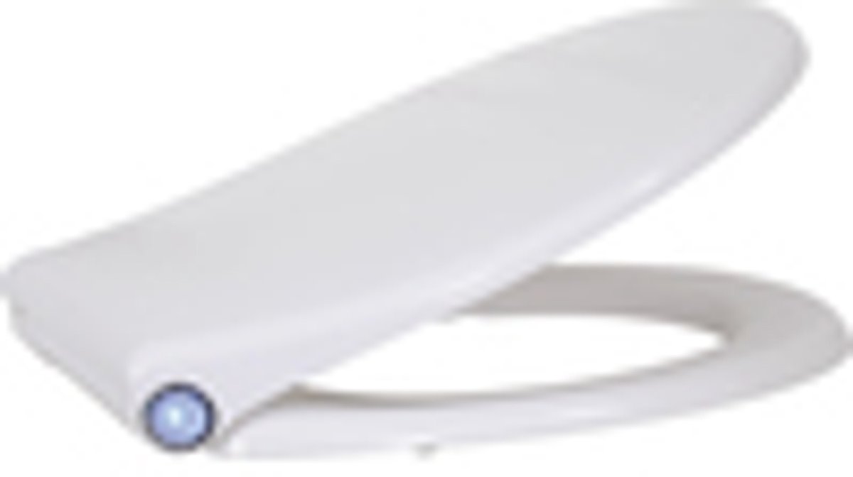 MSV LED Toiletbril – Wc-bril met Geïntegreerde LED Verlichting – Wit – Modern Design voor Beter Zicht in het Donker