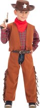 Carnival Toys Cowboypak Junior Polyester Bruin 3-delig Mt 138-148