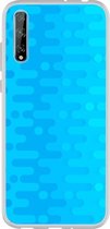 Smartphonebooster Telefoonhoesje - Back Cover - Geschikt Voor Huawei P Smart S - Blue En Blue