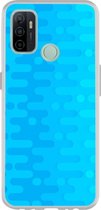 Smartphonebooster Telefoonhoesje - Back Cover - Geschikt Voor Oppo A53s - Blue En Blue