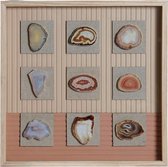 Schilderij DKD Home Decor Hars Kristal Hout MDF (40 x 3 x 40 cm)