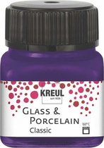 Glasverf - Porseleinverf - Violet - Classic - Glazuur look - Kreul - 20 ml