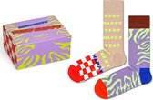 Happy Socks tiger rave giftbox 2P multi - 36-40