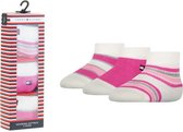 Tommy Hilfiger baby giftbox 3P logo stripe mix roze & wit - 11-14