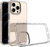 Airbag Four-Corner Volledige dekking Schokbestendig TPU-hoesje voor iPhone 13 Pro (transparant)