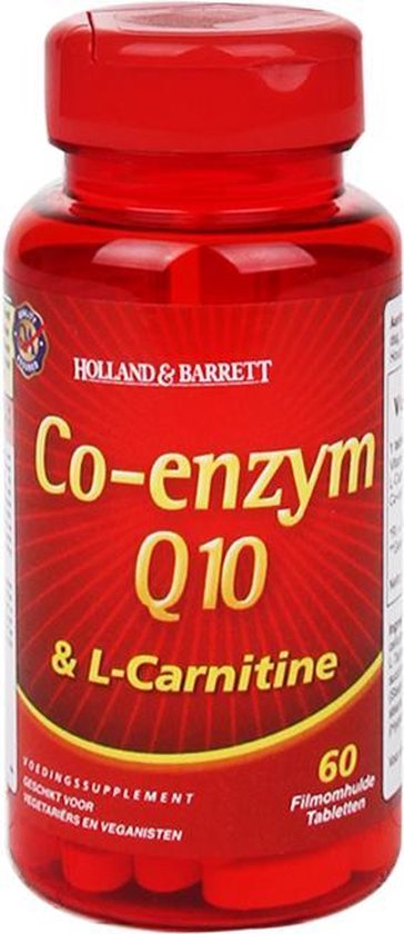Holland & Barrett - Co-Enzym Q10 Met Carnitine - 60 Tabletten - Supplementen