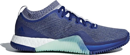 adidas Performance Crazytrain Elite W Dames Hardloopschoenen blauw 36