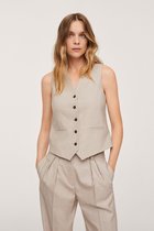 Mango Vest Gilet Met Knopen 17074379 08 Dames Maat - XL