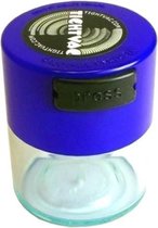 0 0,12 litre mini bouchon bleu foncé transparent